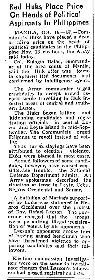 other Newspaper clipping from Oct 17, 1951 5774533