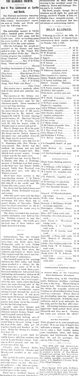 other Newspaper clipping from Jul 5, 1901 5774547