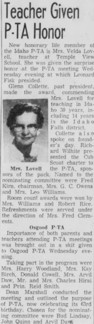 other Newspaper clipping from Feb 24, 1961 5774617