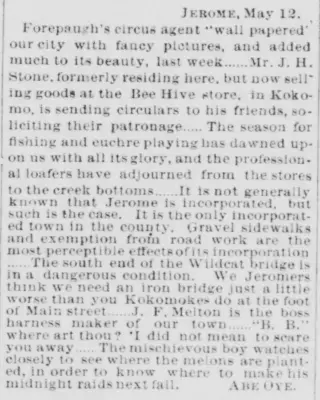 other Newspaper clipping from May 17, 1879 5774747