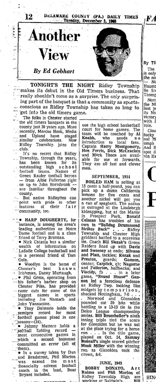 other Newspaper clipping from Dec 3, 1968 5774980