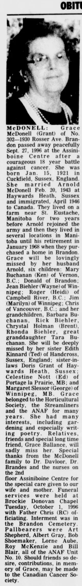 other Newspaper clipping from Oct 5, 1996 5775121