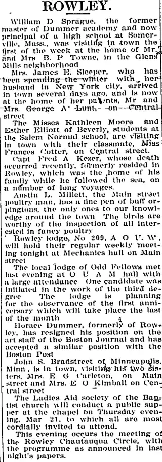 other Newspaper clipping from Mar 19, 1907 5775134