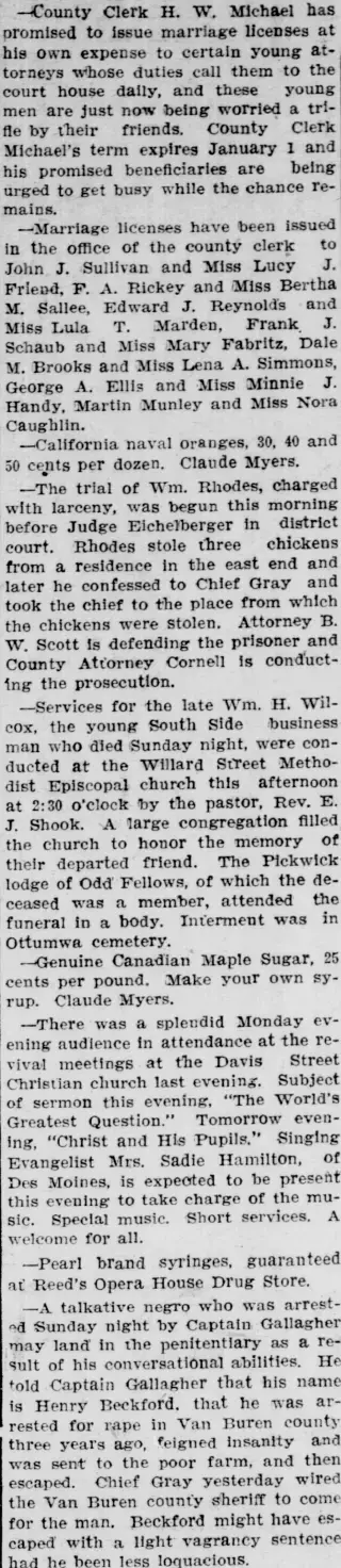 other Newspaper clipping from Nov 22, 1904 5775170