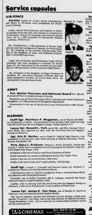 Military Newspaper clipping from Aug 13, 1983 5775674