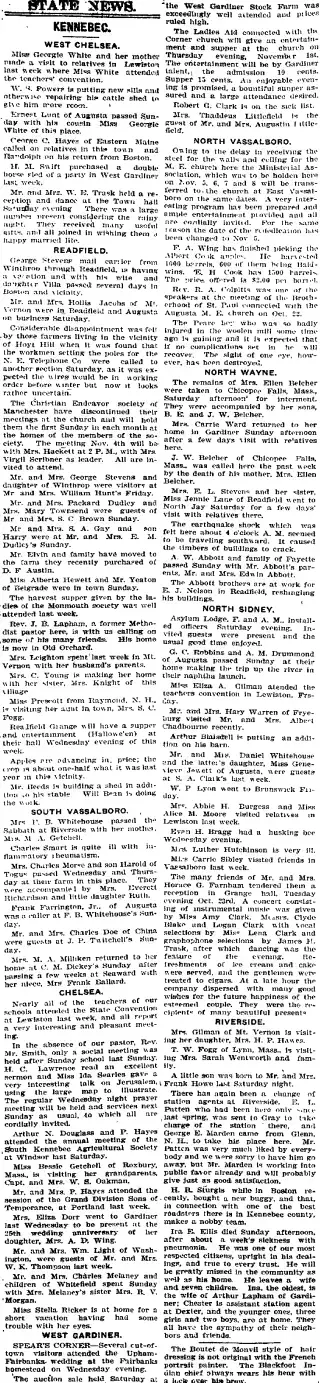 other Newspaper clipping from Oct 31, 1906 5775790