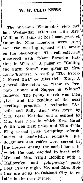 other Newspaper clipping from Oct 27, 1923 5775934