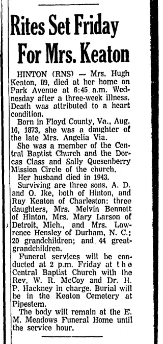 other Newspaper clipping from Apr 19, 1962 5776255
