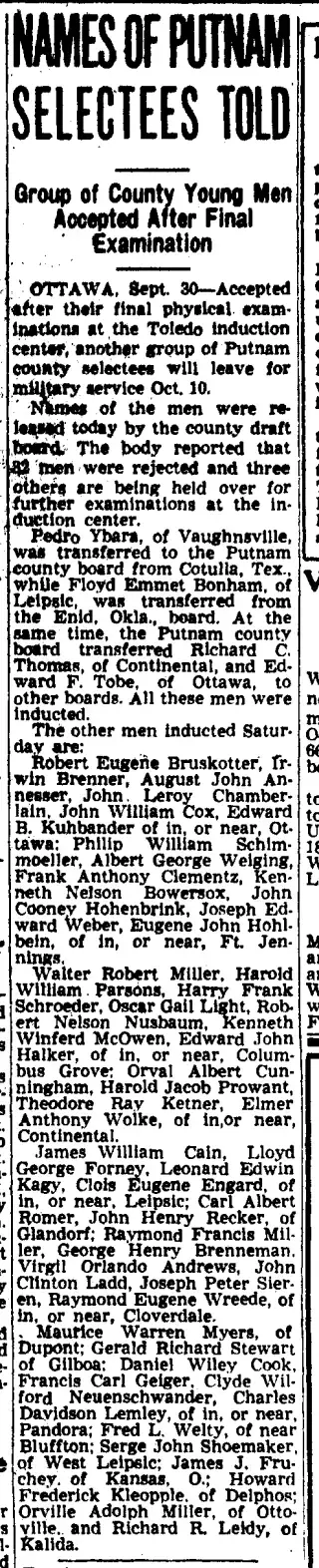 other Newspaper clipping from Oct 1, 1942 5776264