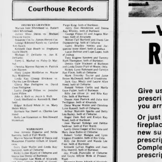 Marriage Newspaper clipping from Nov 17, 1983 5776283