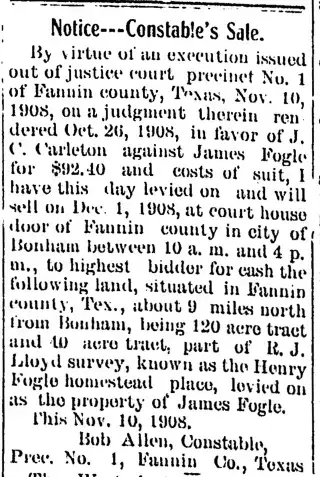 other Newspaper clipping from Nov 21, 1908 5776466