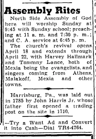 other Newspaper clipping from Apr 8, 1961 5776546