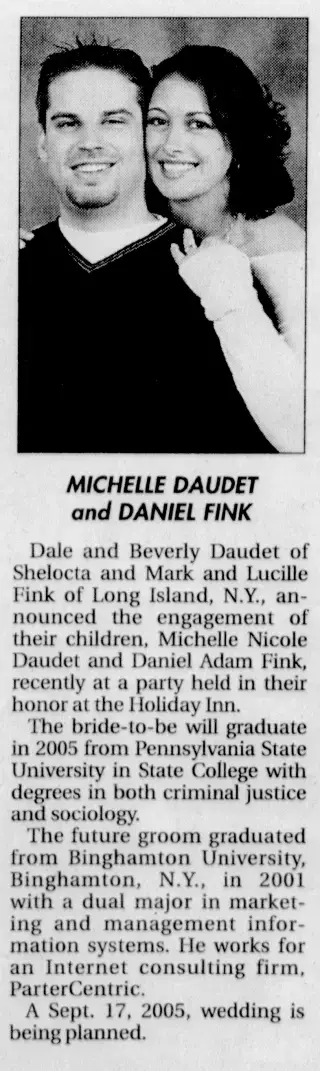 Marriage Newspaper clipping from Nov 18, 2004 5776631