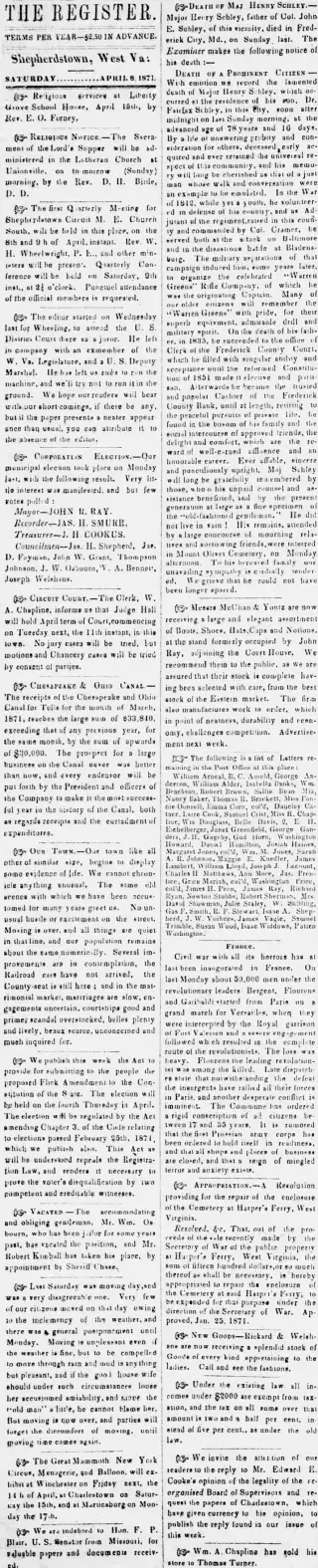 other Newspaper clipping from Apr 8, 1871 5777055