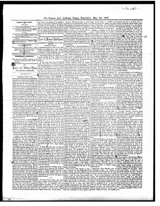 other Newspaper clipping from May 23, 1867 5777085