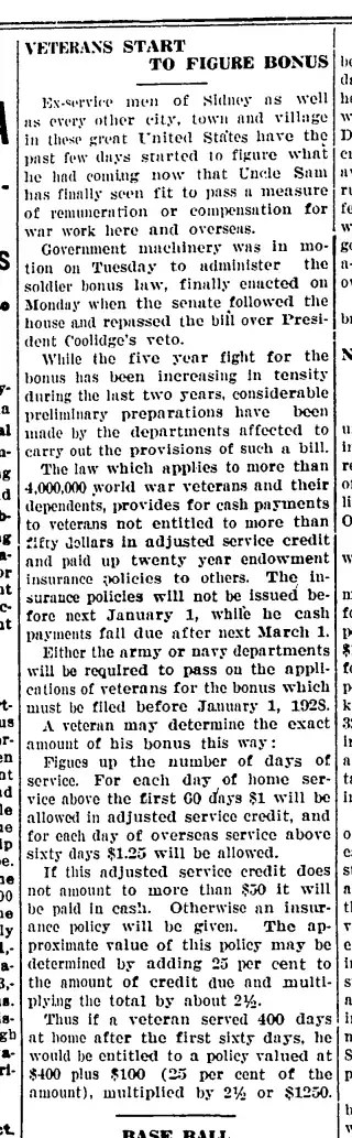 other Newspaper clipping from May 30, 1924 5777596