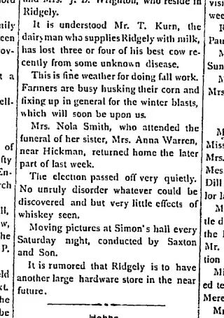 other Newspaper clipping from Nov 11, 1911 5777631