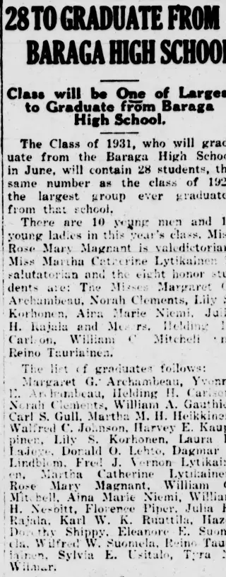 other Newspaper clipping from Mar 27, 1931 5777844
