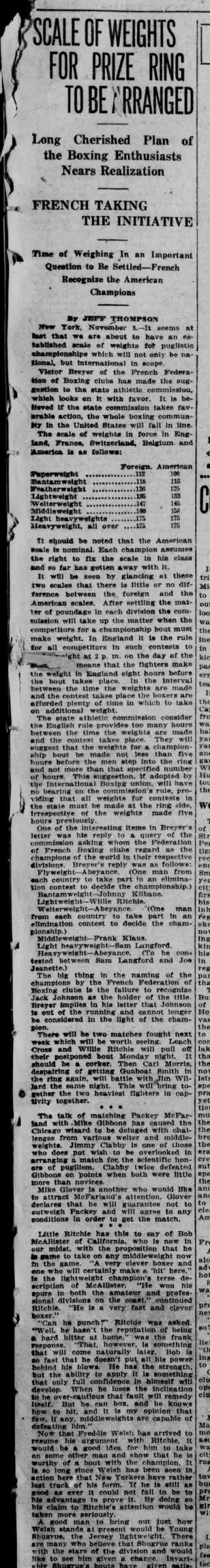 other Newspaper clipping from Nov 9, 1913 5778026