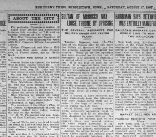 other Newspaper clipping from Aug 17, 1907 5778248