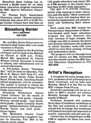 other Newspaper clipping from Feb 25, 1981 5778284