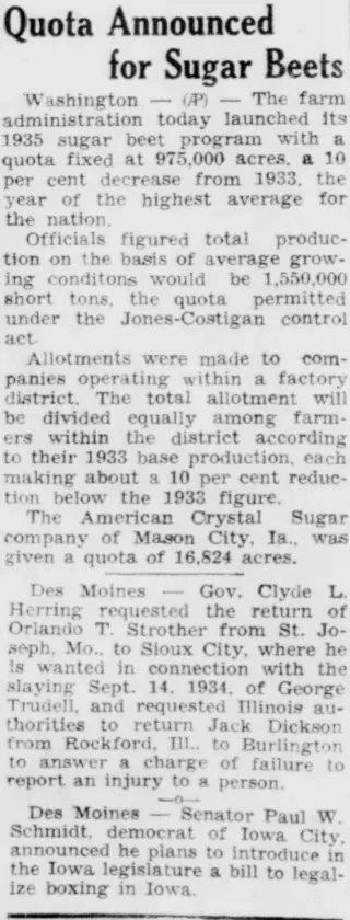 other Newspaper clipping from Feb 21, 1935 5778313