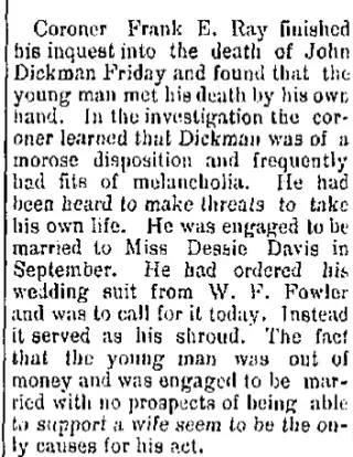 other Newspaper clipping from Aug 6, 1903 5778517