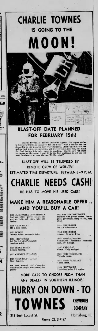 other Newspaper clipping from Feb 14, 1958 5779025