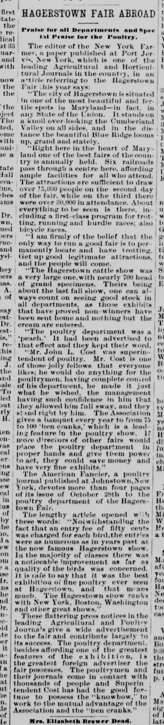 other Newspaper clipping from Nov 12, 1896 5779341