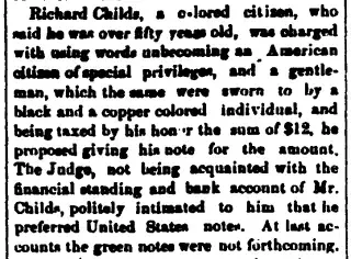 Crime Newspaper clipping from Jul 24, 1873 5779505
