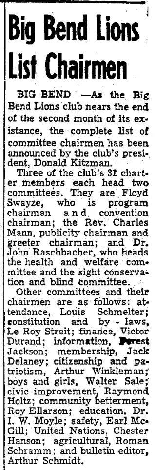 other Newspaper clipping from Aug 25, 1955 5779624