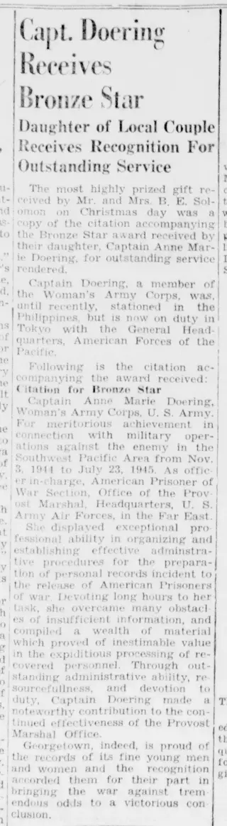 other Newspaper clipping from Jan 4, 1946 5779657