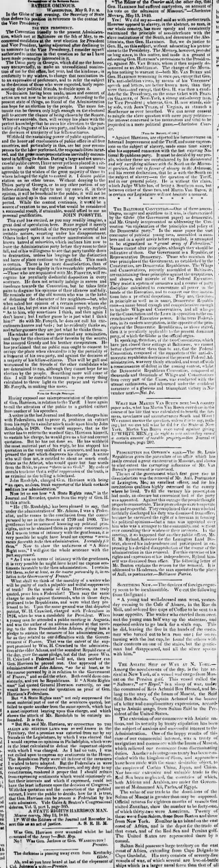 other Newspaper clipping from May 19, 1840 5779776