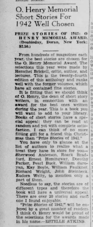 other Newspaper clipping from Nov 28, 1942 5779888