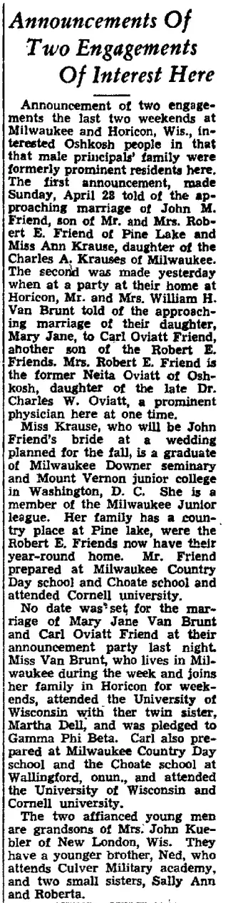 other Newspaper clipping from May 6, 1940 5780193