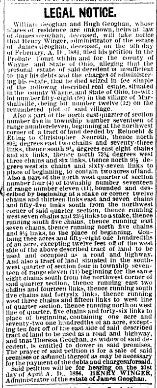 other Newspaper clipping from Mar 11, 1884 5780524