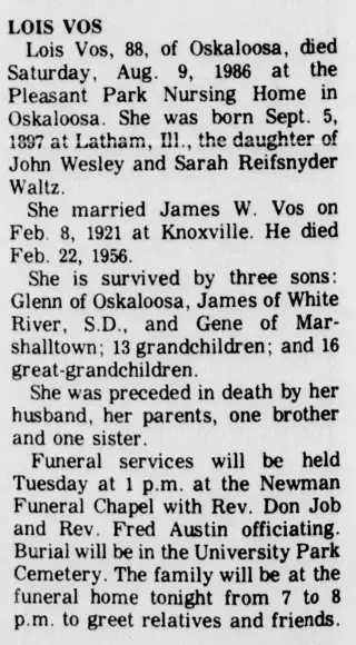 other Newspaper clipping from Aug 11, 1986 5780548