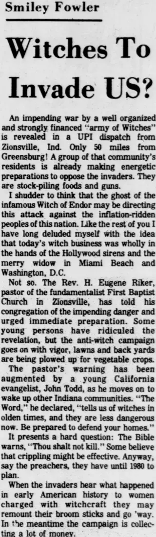 Religion Newspaper clipping from Jun 15, 1978 5780755