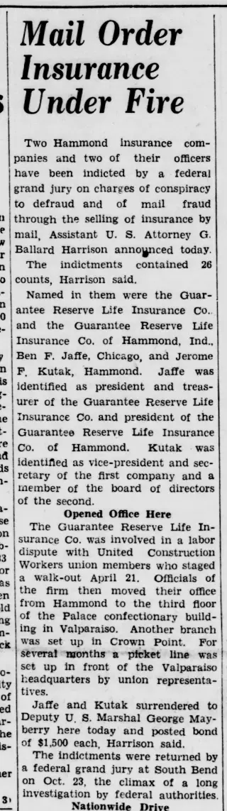 Business Newspaper clipping from Oct 28, 1947 5781072