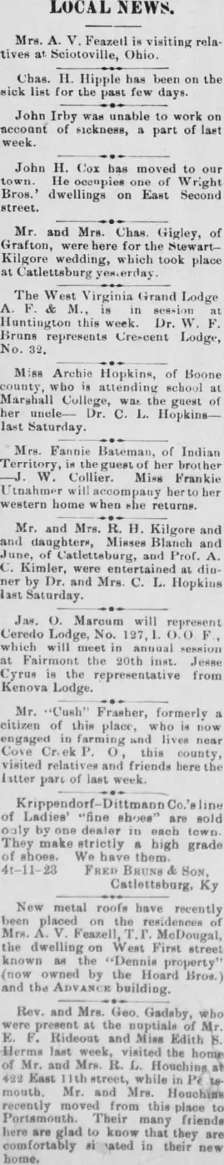other Newspaper clipping from Nov 13, 1901 5781107