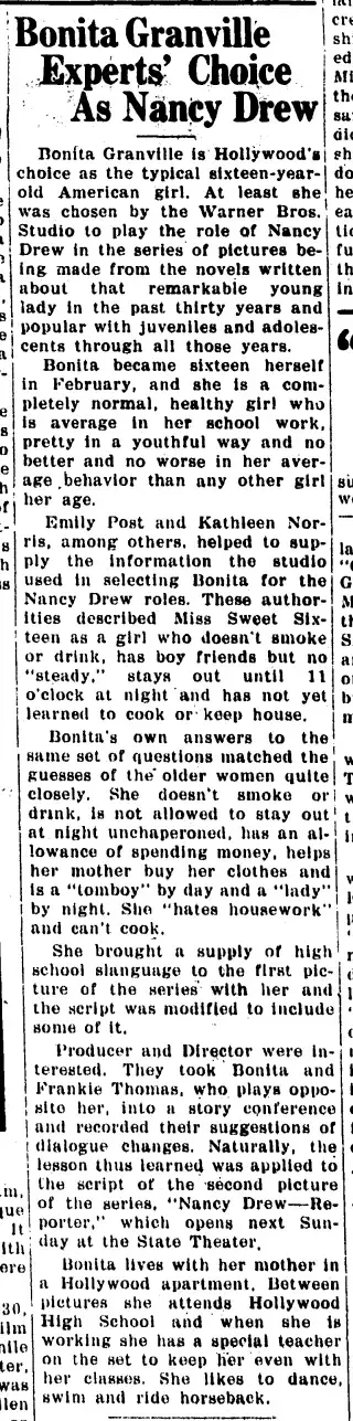 other Newspaper clipping from Mar 3, 1939 5781397