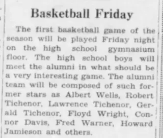 Sports Newspaper clipping from Nov 24, 1931 5781429