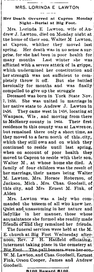 other Newspaper clipping from Sep 9, 1898 5781501