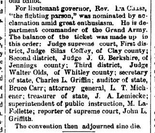 Political Newspaper clipping from Aug 9, 1888 5781556
