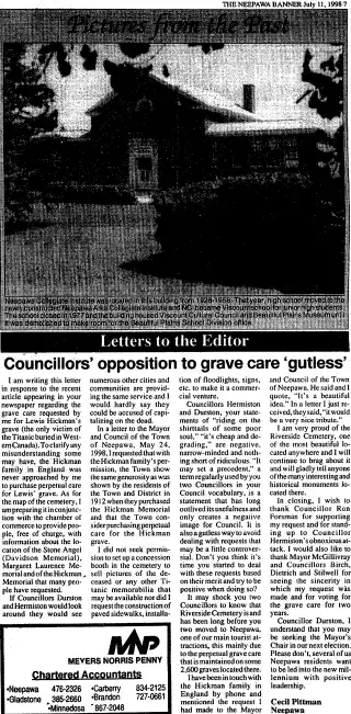other Newspaper clipping from Jul 11, 1998 5781689