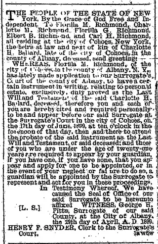 other Newspaper clipping from Aug 8, 1899 5781692