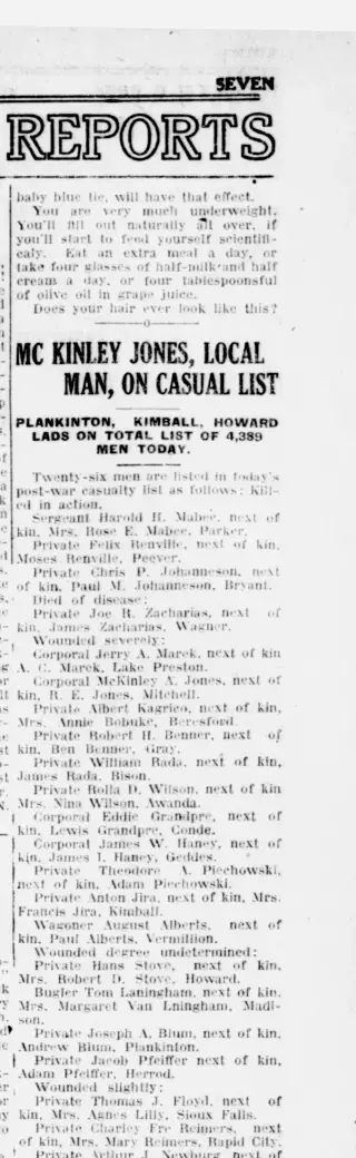 other Newspaper clipping from Dec 14, 1918 5781740