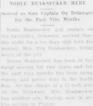 other Newspaper clipping from Sep 4, 1918 5781791