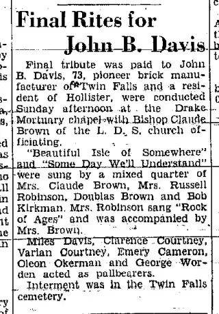 other Newspaper clipping from Aug 3, 1938 5781800