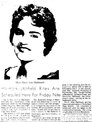 Marriage Newspaper clipping from Aug 11, 1960 5782078